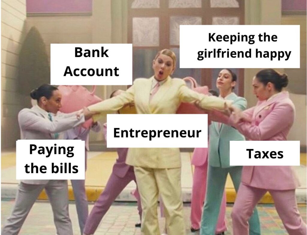 Startup Memes Bank Account